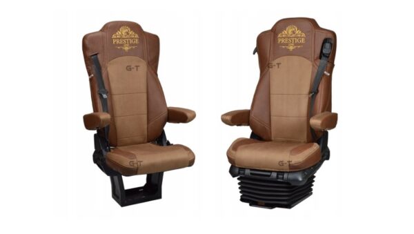 Pokrowce PRESTIGE LINE MERCEDES MP 4 od 2011, MP 5 fotel pasażera nieamortyzowany – 2 pasy nr. 122