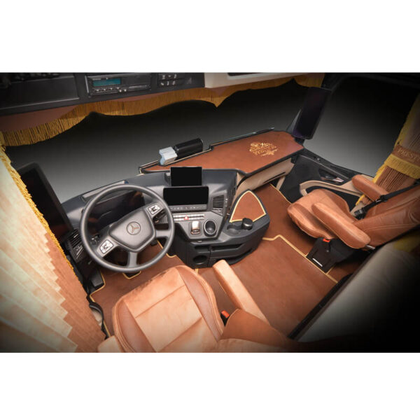 Pokrowce PRESTIGE LINE MERCEDES MP 4 od 2011, MP 5 fotel pasażera nieamortyzowany – 2 pasy nr. 122 - obrazek 2