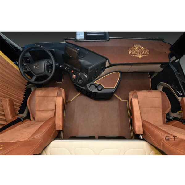Pokrowce PRESTIGE LINE MERCEDES MP 4 od 2011, MP 5 fotel pasażera nieamortyzowany – 2 pasy nr. 122 - obrazek 3