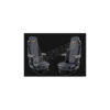 Pokrowce SCANIA seria R od 2004, fotele lotnicze – 2 pasy Nr. 040 Czerwony - obrazek 3