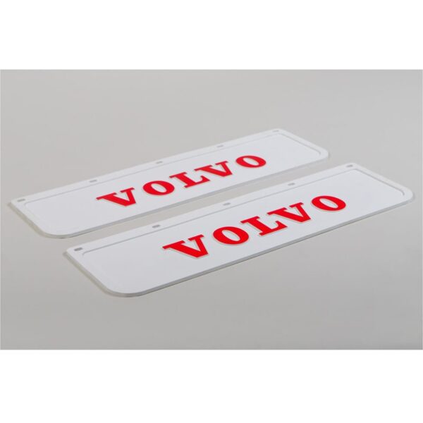 Chlapacz/Fartuch VOLVO BIAŁY z tłoczonym czerwonym napisem 2szt - obrazek 2