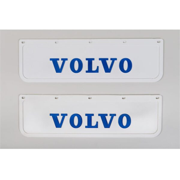 Chlapacz/Fartuch VOLVO BIAŁY z tłoczonym niebieskim napisem 2szt - obrazek 3