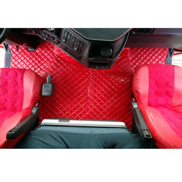 Dywanik Pikowany Volvo FH od 2002 i od 2008 Manual Czerwony
