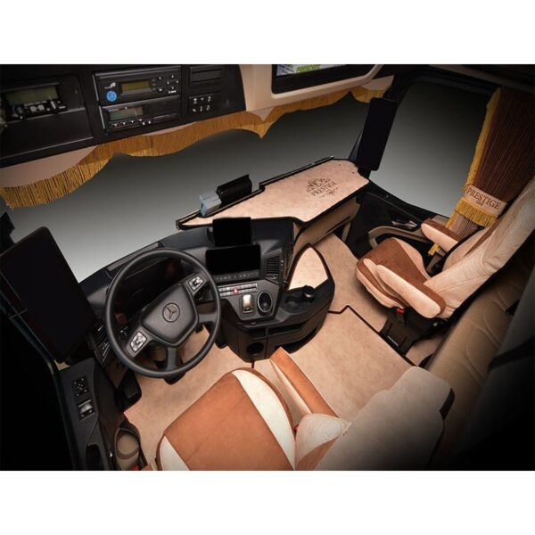 Pokrowce PRESTIGE LINE  MERCEDES MP 4 od 2011, MP 5 fotel pasażera nieamortyzowany – 2 pasy nr. 122 - obrazek 2