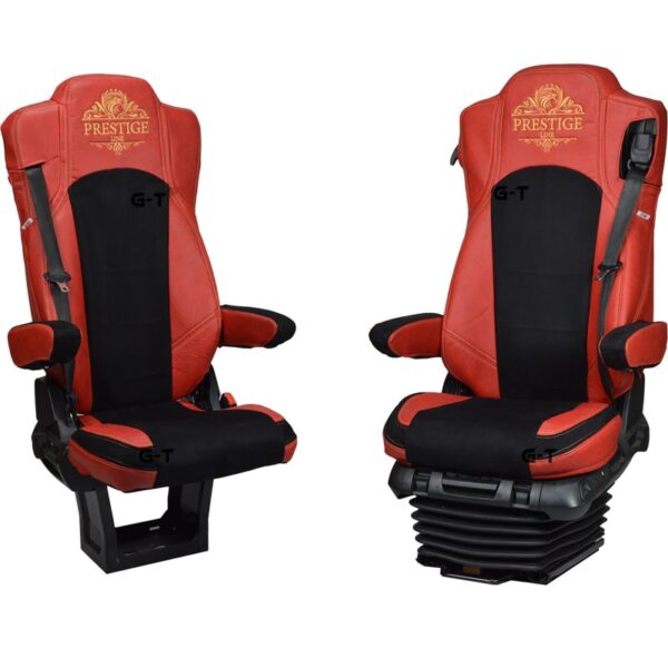 Pokrowce PRESTIGE LINE  MERCEDES MP 4 od 2011, MP 5 fotel pasażera nieamortyzowany – 2 pasy nr. 122