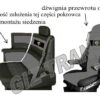 Pokrowce Welur MERCEDES MP 4 od 2011  wyposażenie SoloStar Koncept – 2 pasy nr. 123 Beżowy - obrazek 2