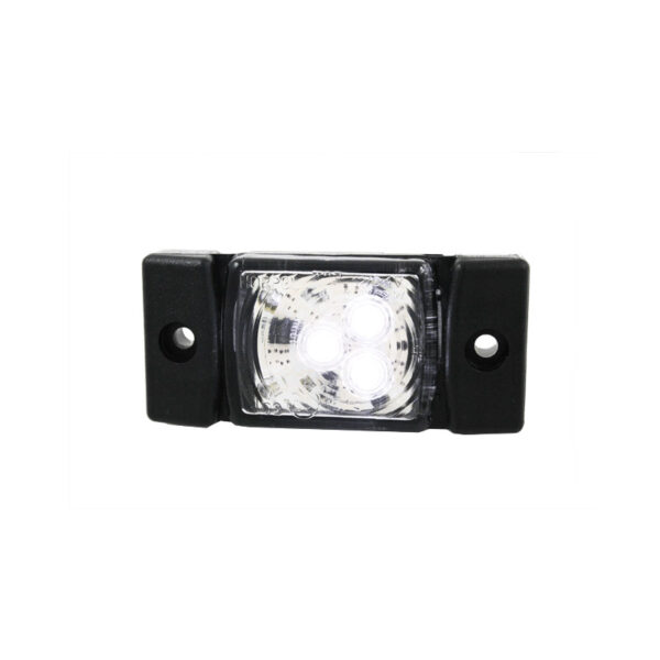 Lampa obrysowa HOR 40, diodowa 12/24V, kabel 0,5m, biała