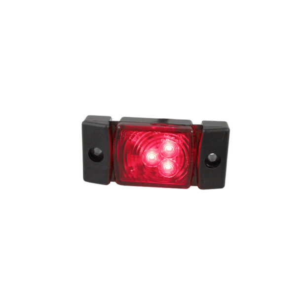 Lampa obrysowa HOR 40, diodowa 12/24V, kabel 0,5m, czerwona