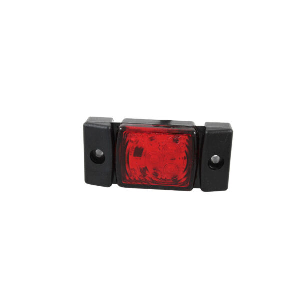 Lampa obrysowa HOR 40, diodowa 12/24V, kabel 0,5m, czerwona - obrazek 2