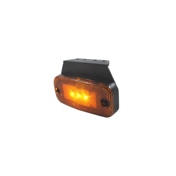Lampa obrysowa z odblaksiem, podwieszana, pomarańczowa diodowa, 12/24V LD 180