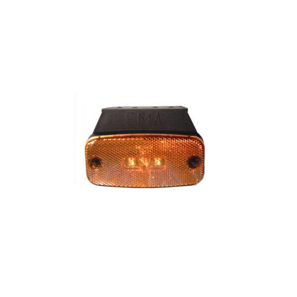 Lampa obrysowa z odblaksiem, podwieszana, pomarańczowa diodowa, 12/24V LD 180 - obrazek 2