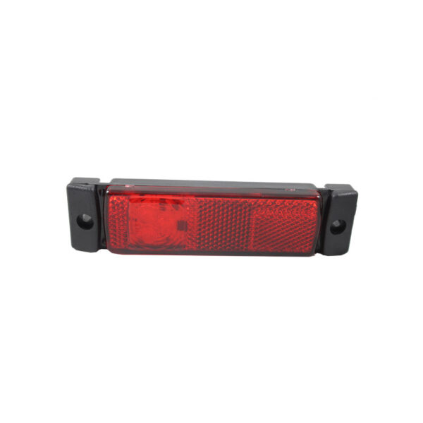 Lampa obrysowa z odblaskiem HOR 41, diodowa, 12V/24V, czerwona - obrazek 2