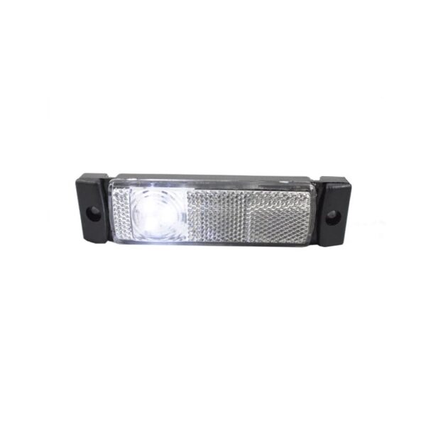 Lampa obrysowa z odblaskiem HOR 41, diodowa, biała