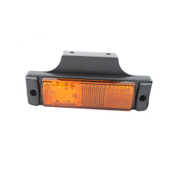Lampa obrysowa z odblaskiem HOR 41 + wieszak, diodowa, pomarańczowa - obrazek 2