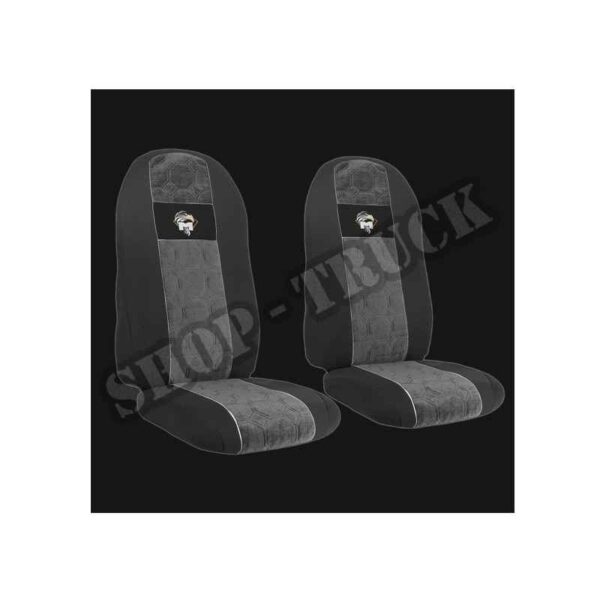 Pokrowce MAN TGA od 2000, TGX TGS od 2007, TGM TGL od 2005 - 1 pas Nr. 034 Szary