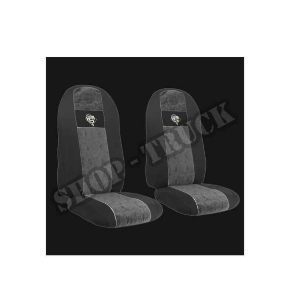 Pokrowce SCANIA seria R od 2004, fotele różne – 1 pas Nr. 039 Szary
