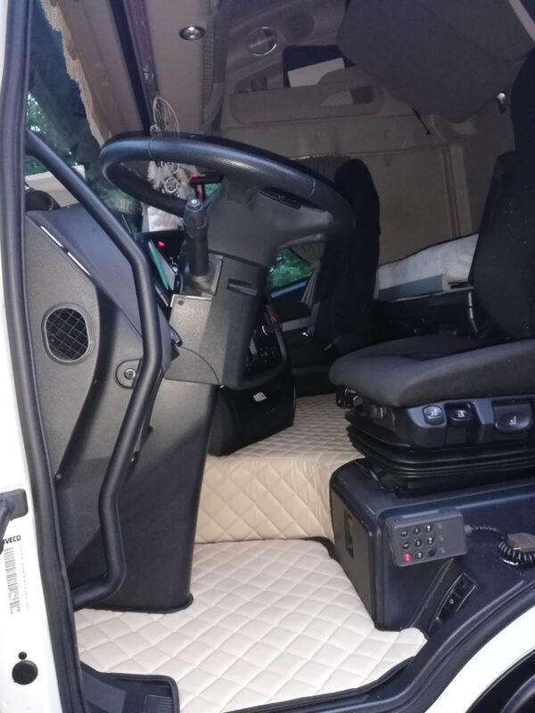 Dywanik Pikowany IVECO STRALIS HI WAY AUTOMAT od 2013 BEŻ - obrazek 2