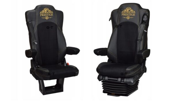 Pokrowce PRESTIGE LINE MERCEDES MP 4 od 2011, MP 5 fotel pasażera nieamortyzowany – 2 pasy nr. 122