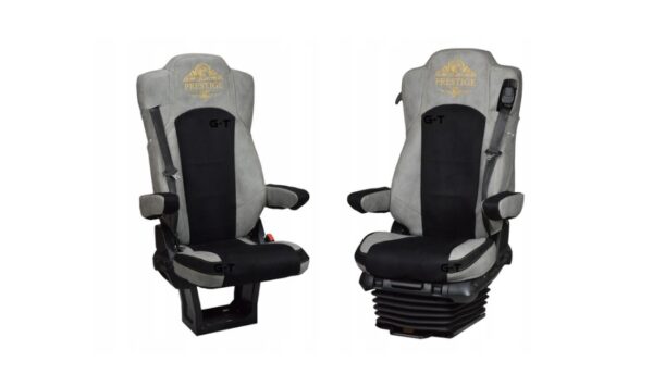 Pokrowce PRESTIGE LINE MERCEDES MP 4 od 2011, MP 5 fotel pasażera nieamortyzowany – 2 pasy nr. 122