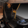 Pokrowce PRESTIGE LINE DAF XF 105 OD 2012r. DAF 106 OD 2013r. fotele lotnicze – 2 pasy Nr. 124 (23cm) CZARNY - obrazek 2