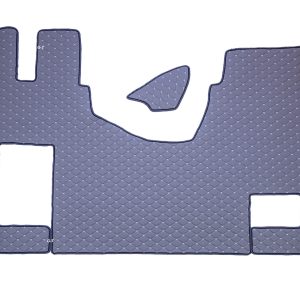 DYWANIKI PIKOWANE ROMBY MERCEDES ACTROS MPIV od 2011, MP V od 2019 płaska podłoga, fot. pasażera nieamortyzowany SZARY-BIAŁY