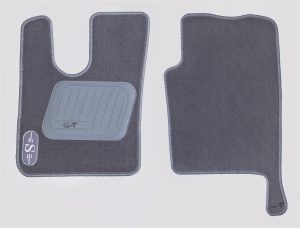 Dywanik lewy+prawy SCANIA S i R od 2016 r. fotel pneumatyczny gruby szary welur