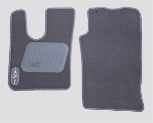 Dywanik lewy+prawy SCANIA S i R od 2016 r. fotel stały gruby szary welur