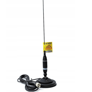 CB ANTENA SIRIO OMEGA 27 MAGNES 125cm Z PRZEWODEM 4 M TIR, BUS, OSOBOWE
