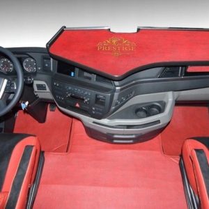 PÓŁKA PRESTIGE-LINE MAN TGX PO 2020R DUŻA Z SZUFLADĄ CZERWONA
